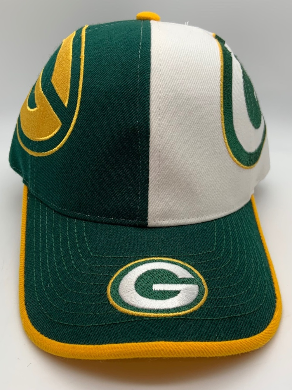 Vintage Reebok Green Bay Packers Football Double Logo Wool/Acrylic Hat